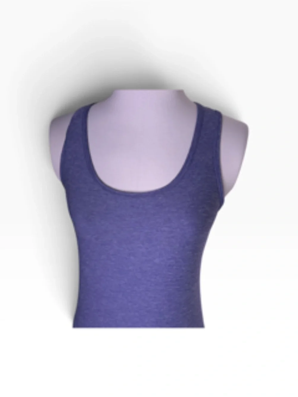 Eddie Bauer Scoop Neck Ruching Hemline Racer Back Athletic Tank Top Size S
